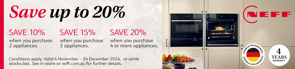 Save Up To 20%* On NEFF Appliance Packages