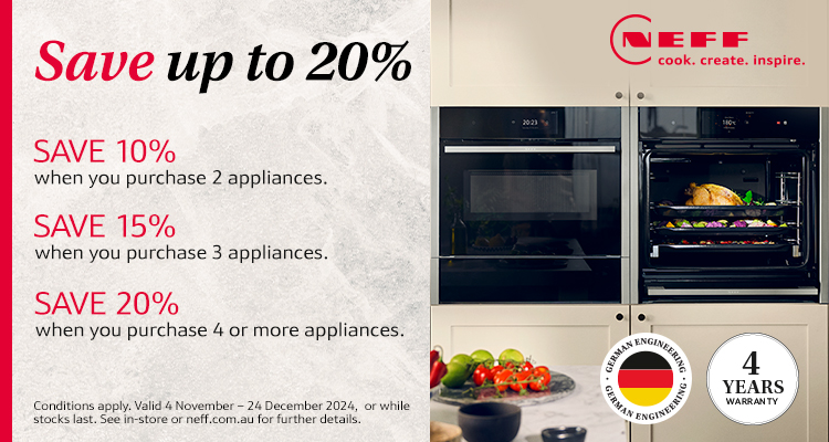 Save Up To 20%* On NEFF Appliance Packages at Retravision