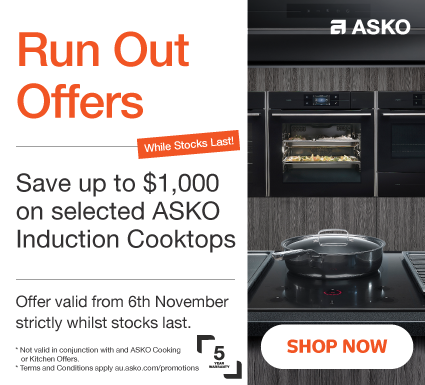 Save up to $1100 on ASKO Induction Cooktops at Retravision