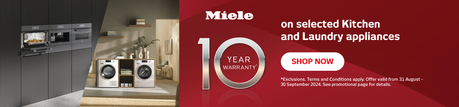 10 Year Warranty On Miele at Retravision