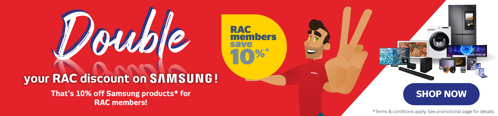 RAC Double Discount On Samsung