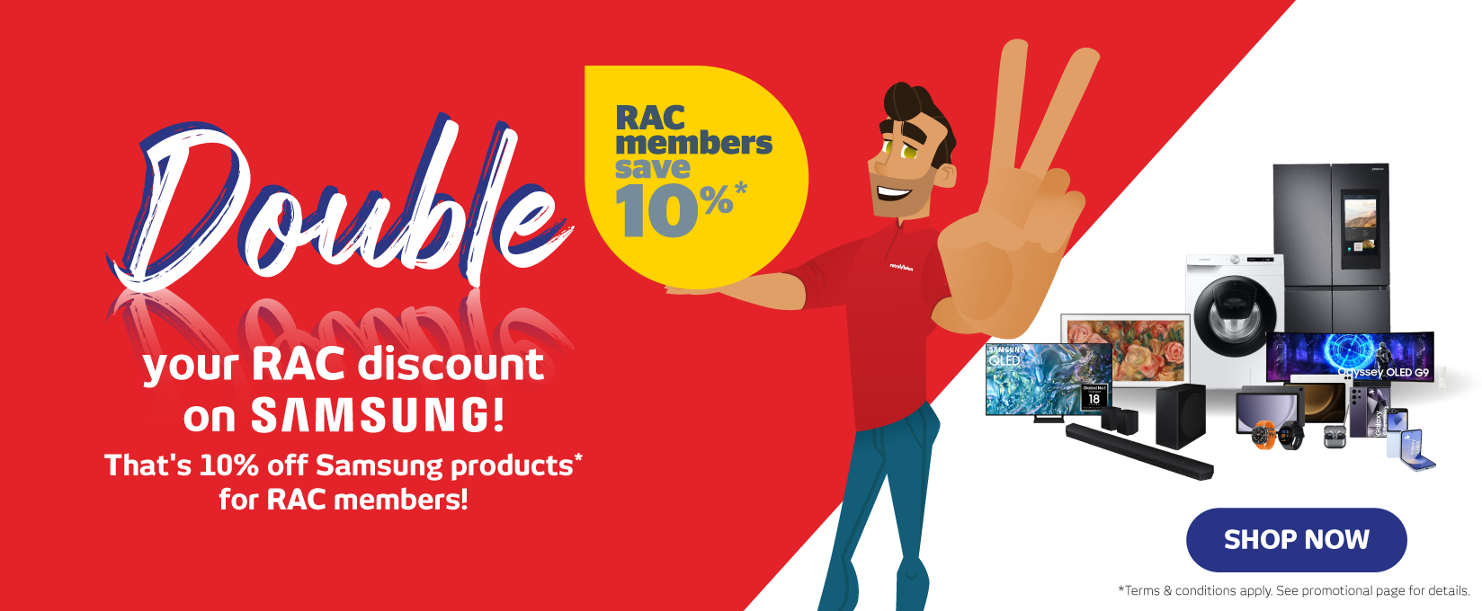 RAC Double Discount On Samsung at Retravision