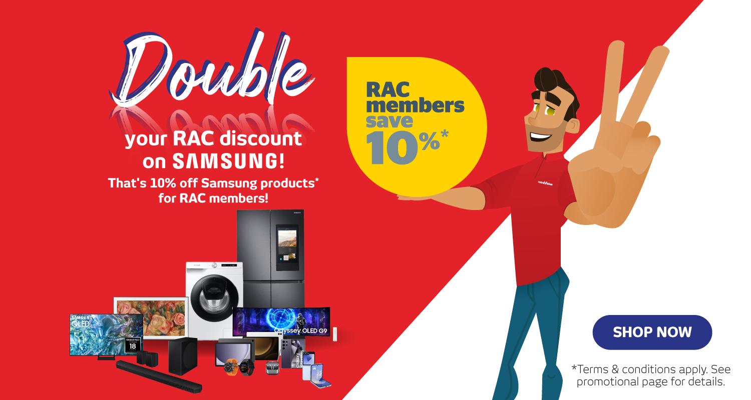 RAC Double Discount On Samsung at Retravision