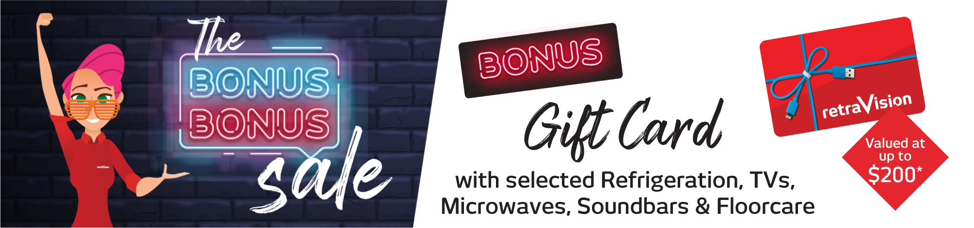 Bonus Retravision Gift Cards