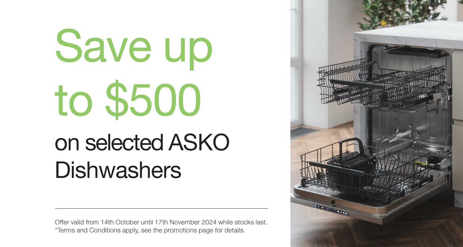 Save Up To $500 On Selected ASKO Dishwashers at Retravision