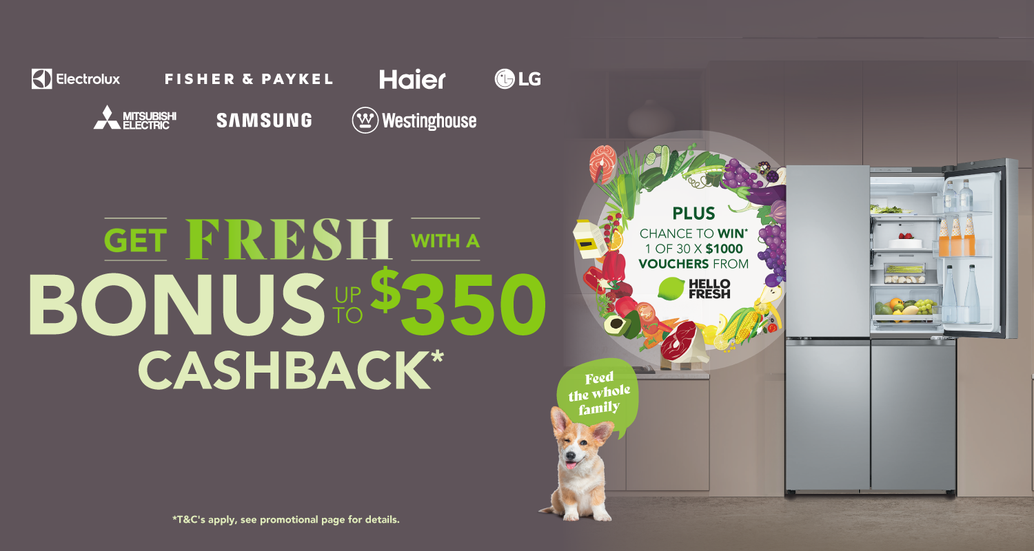 Bonus Cashback Up To $350 On Selected Fridges at Retravision