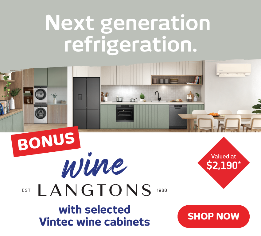 Electrolux & Westinghouse Refrigeration Guide - Bonus Wine With Vintec Wine Fridges