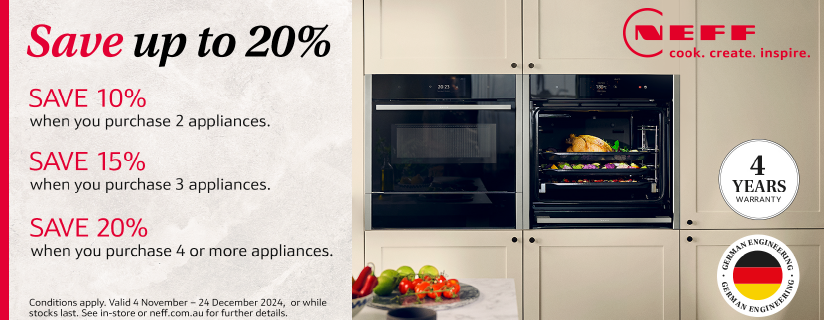 Save Up To 20%* On NEFF Appliance Packages