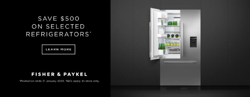 Save $500* On Selected Fisher & Paykel Refrigerators