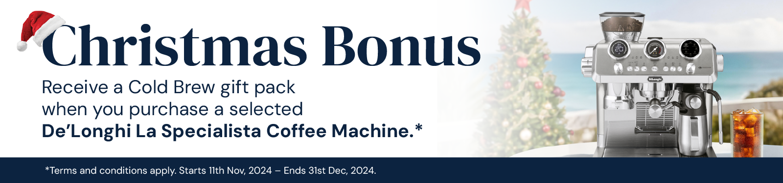 Bonus Gift Pack With DeLonghi Manual Coffee Machines