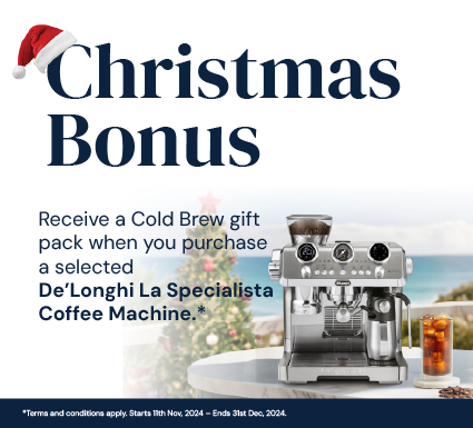 Bonus Gift Pack With DeLonghi Manual Coffee Machines