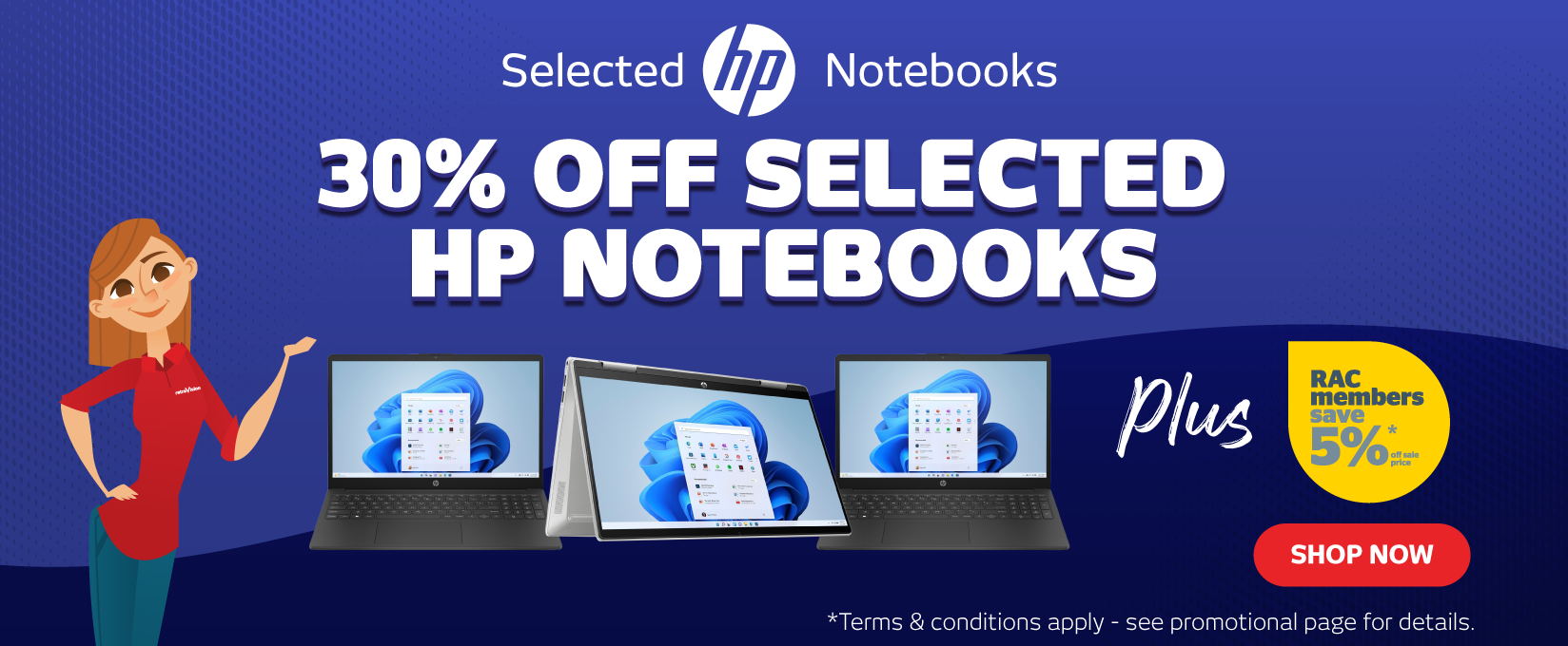 30% Off Selected HP Notebooks at Retravision