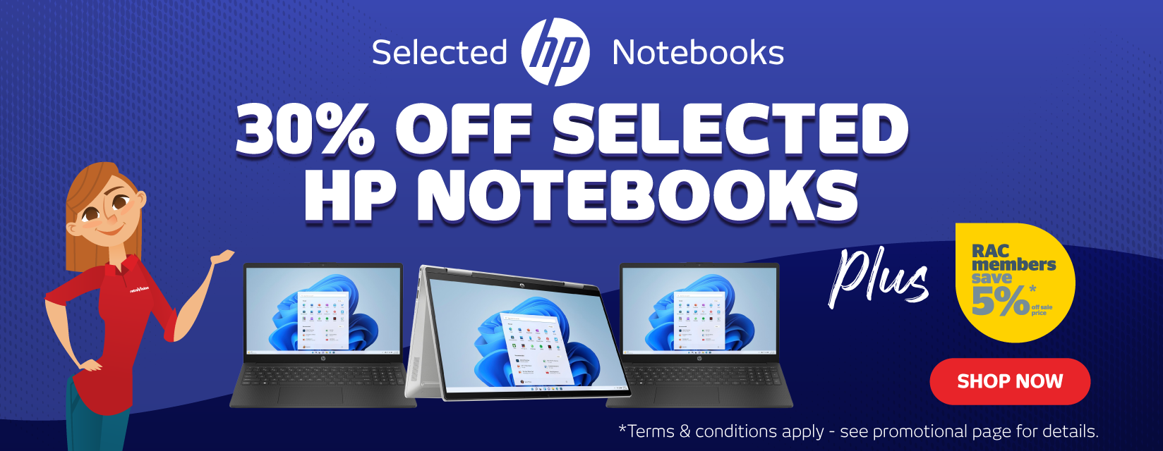 30% Off Selected HP Notebooks at Retravision