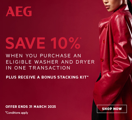 Save 10% On AEG Laundry Packages