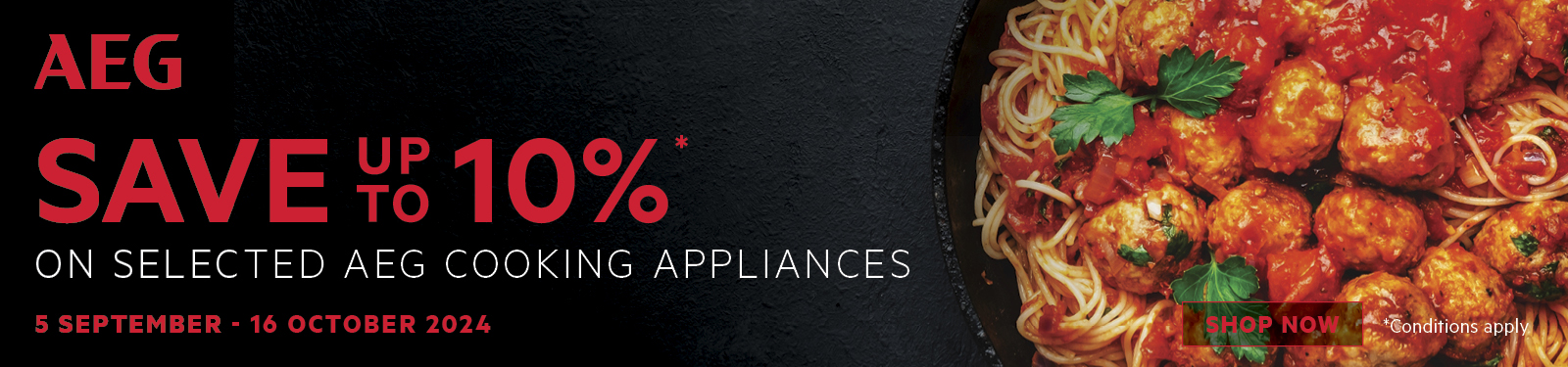 Save Up To 10% On Selected AEG Cooking Appliances