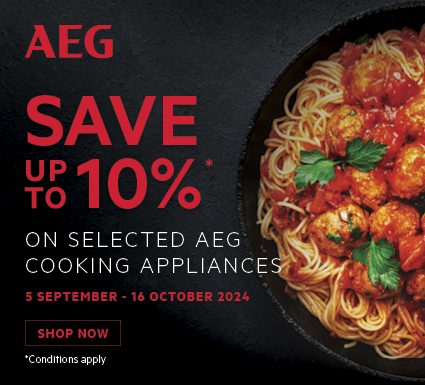 Save Up To 10% On Selected AEG Cooking Appliances