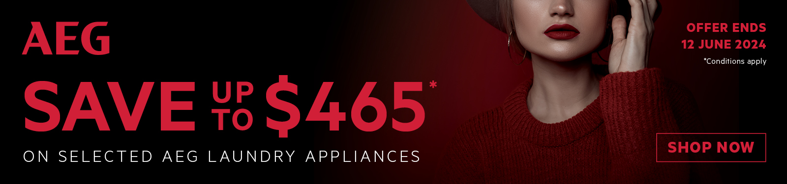Save Up To $465 On Selected AEG Laundry Appliances at Retravision