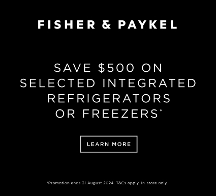 Save $500 On Selected Fisher & Paykel Integrated Fridges