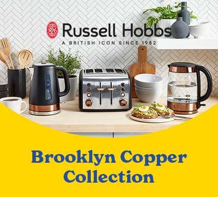 Russell Hobbs  Rose gold kitchen, Copper kitchen appliances