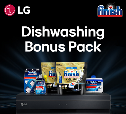 Bonus Dishwashing Pack With Eligible LG Dishwasher Purchases