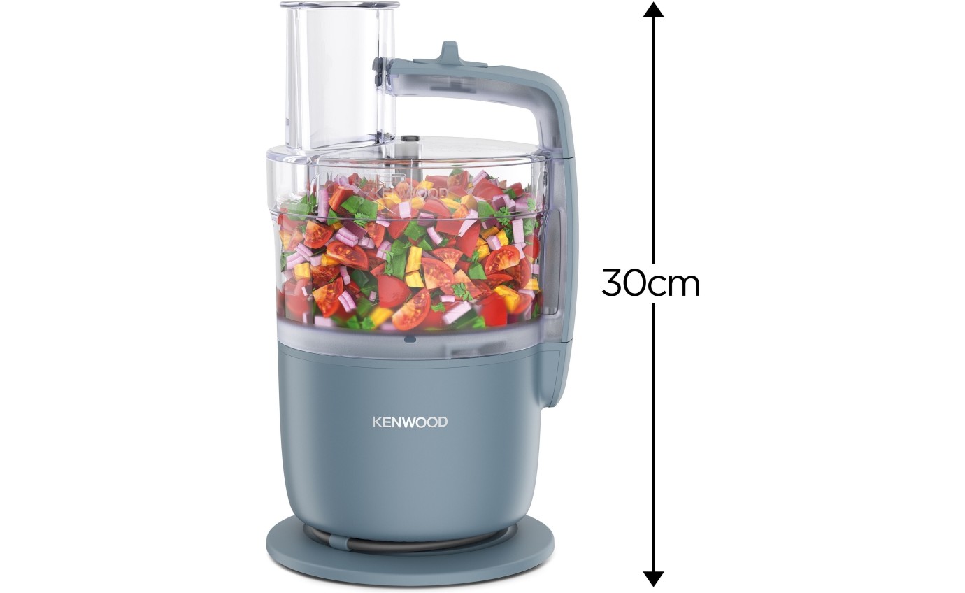 Kenwood MultiPro Go Super Compact Food Processor (Blue) FDP22130GY