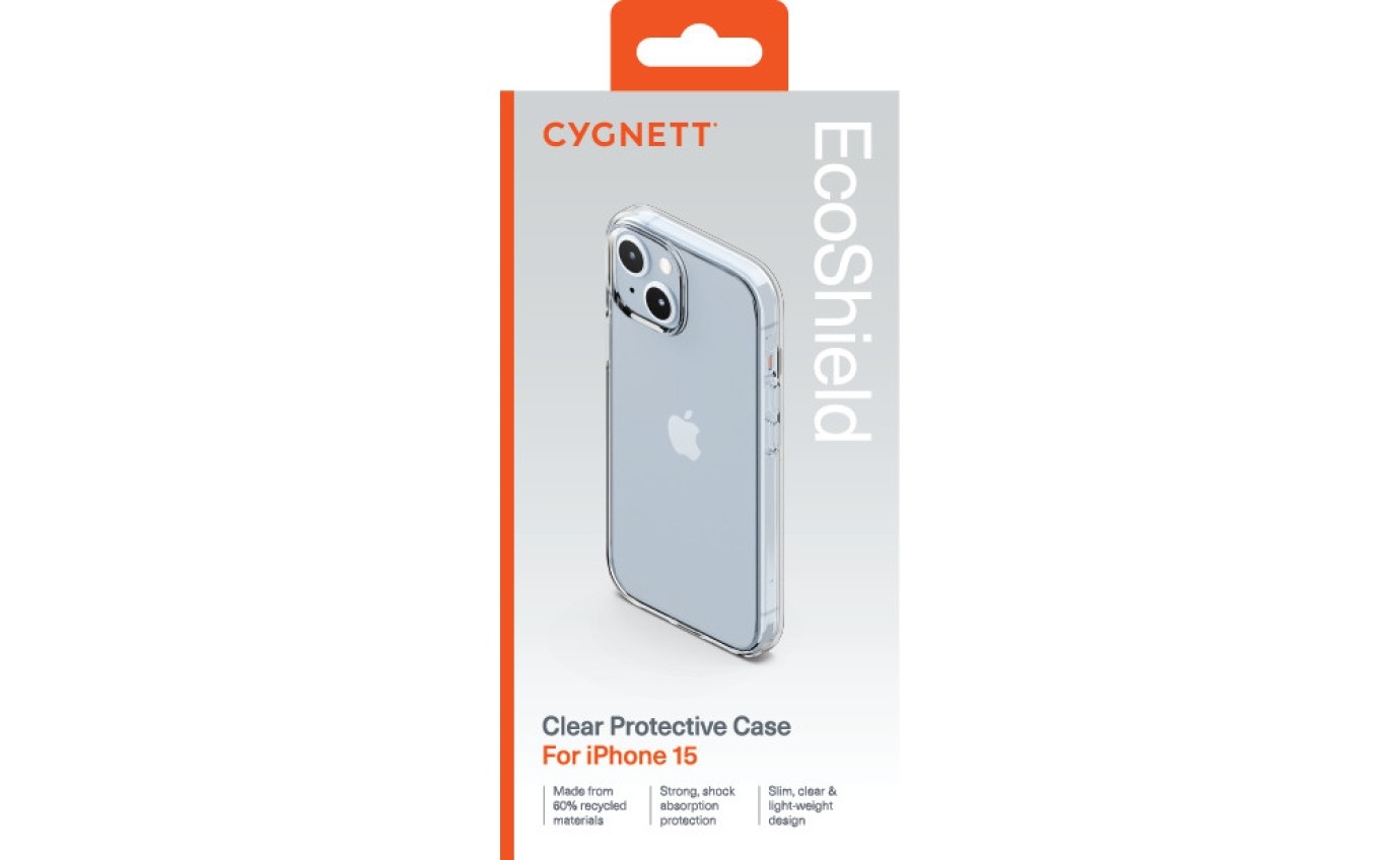 Cygnett EcoShield Case for iPhone 15 (Clear) 11901306989