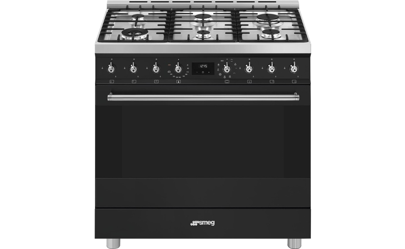 Smeg 90cm Classic Freestanding Dual Fuel Cooker CS9GMMBA2