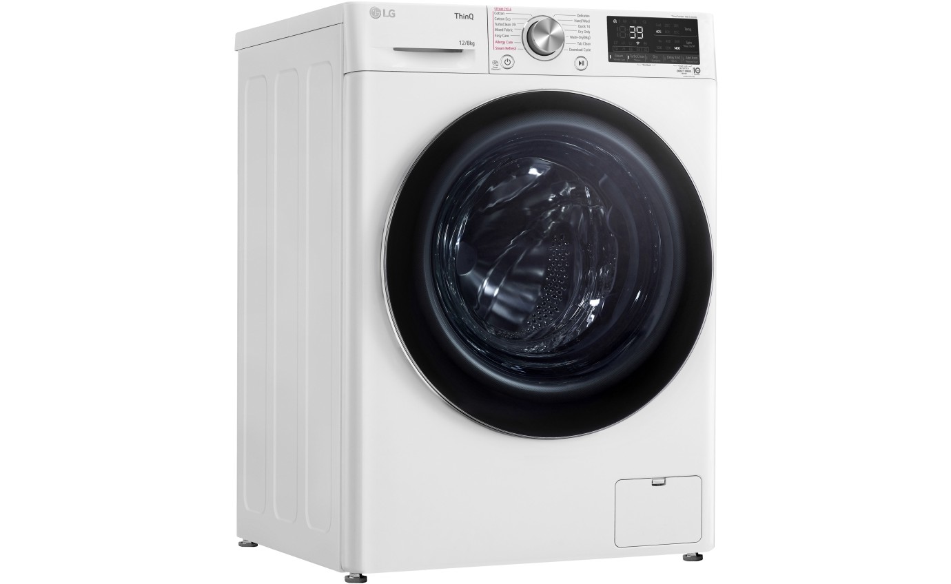 LG 12kg/8kg Front Load Washer Dryer Combo WVC91412W