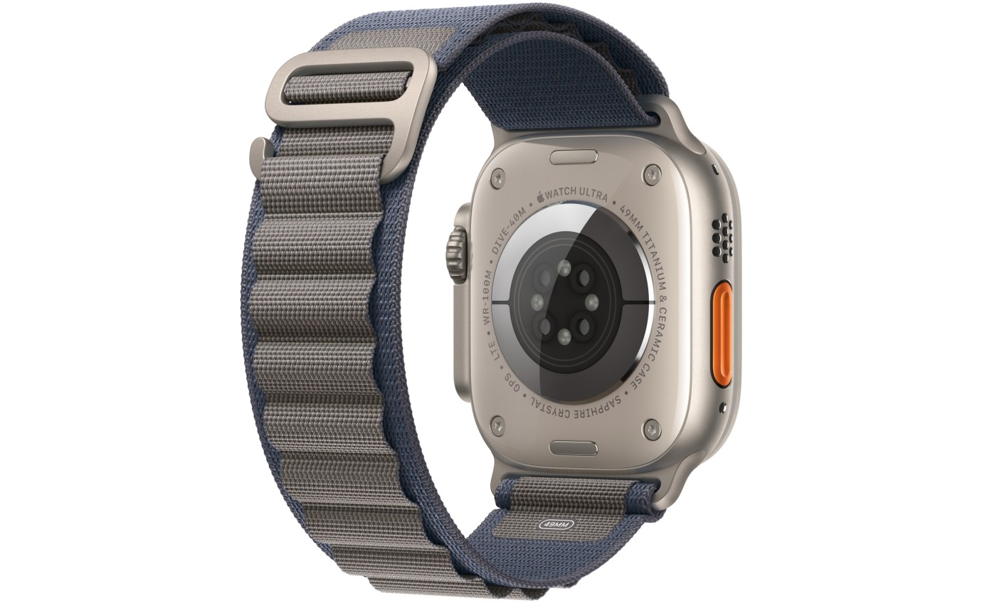 Apple Watch Ultra 2 49mm GPS + Cellular Titanium Case Alpine Loop (Blue) [Small] MREK3ZPA