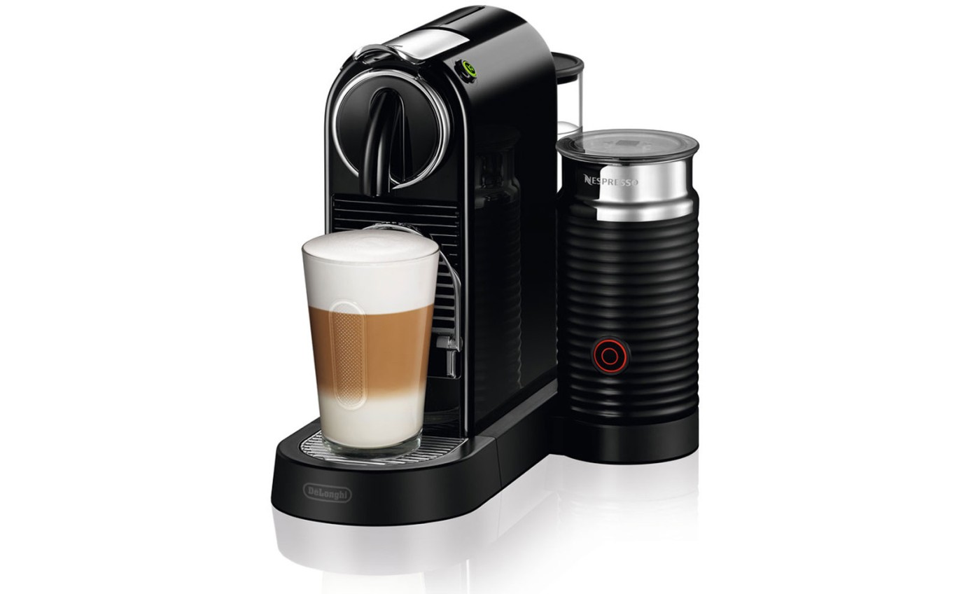 DeLonghi DeLonghi Citiz & Milk Nespresso Capsule Coffee Machine (Black) en267bae