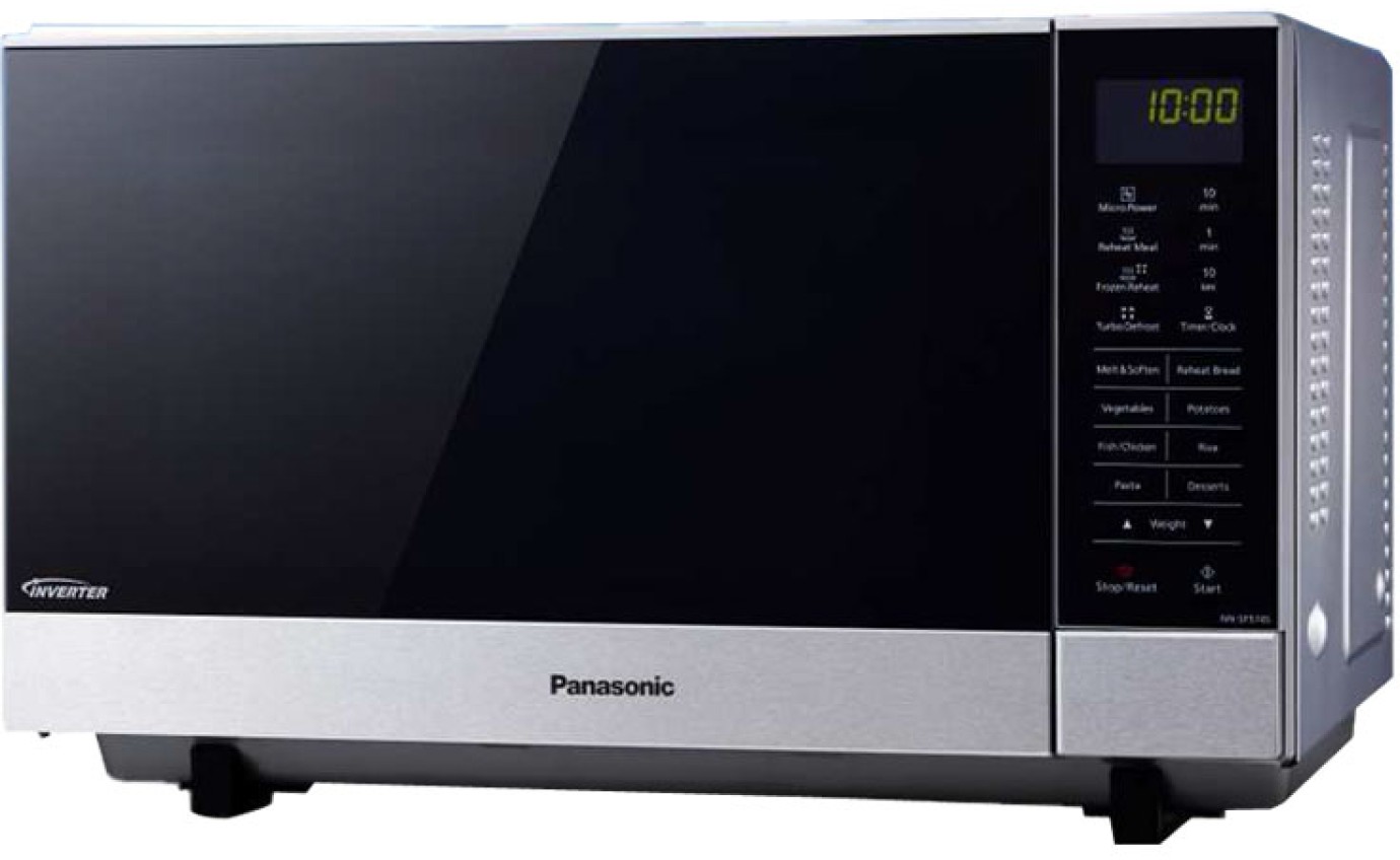 Panasonic 27L 1000W Flatbed Inverter Microwave Oven (Stainless Steel) NNSF574SQPQ