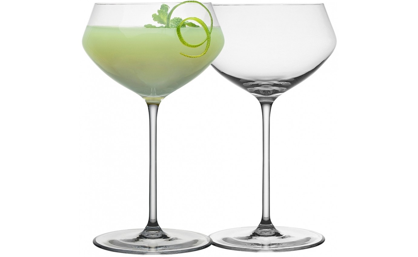 Ecology 340 ml Set of 4 Coupe Cocktail Glasses EC10177