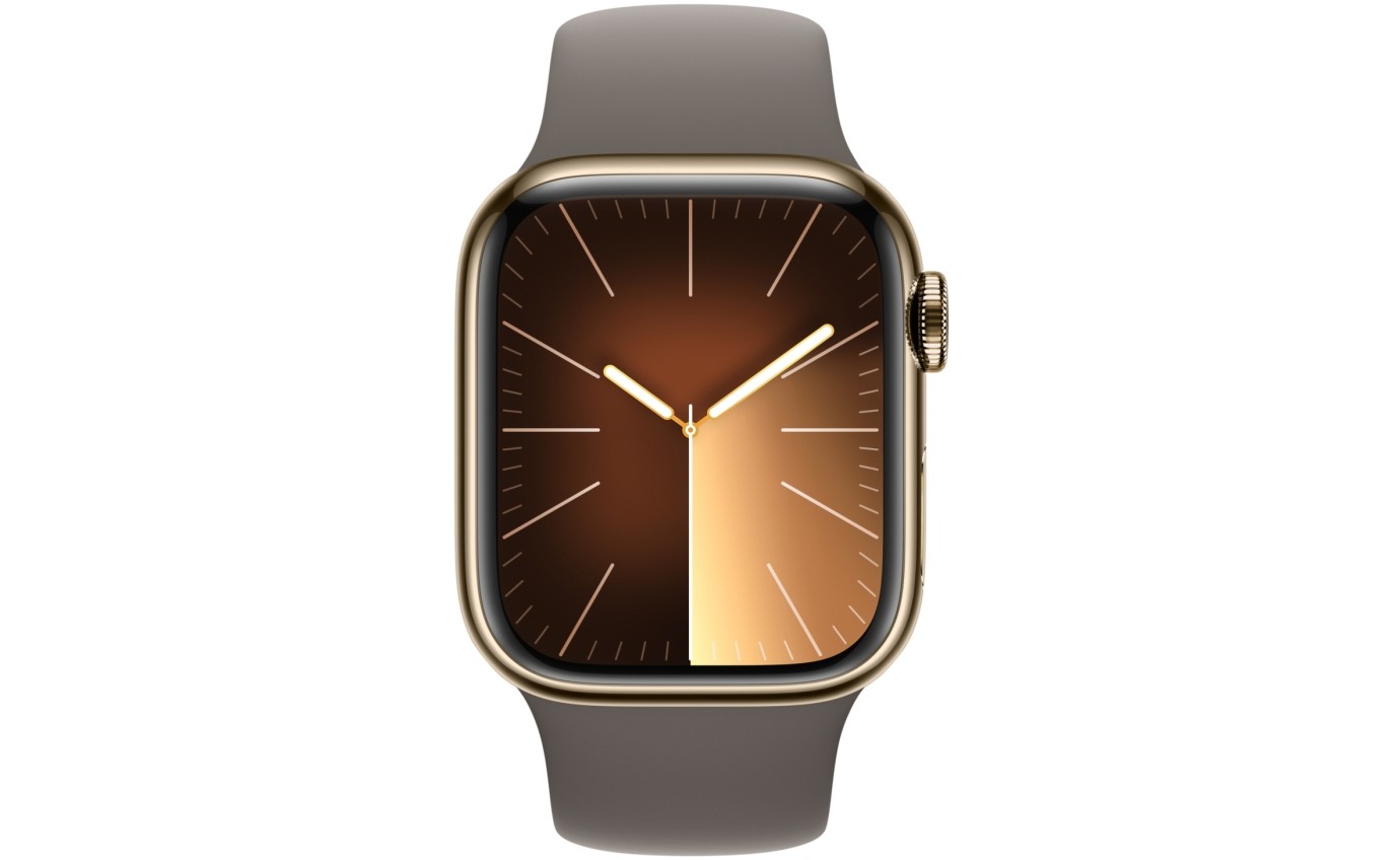 Apple Watch Series 9 41mm GPS + Cellular Gold Stainless Steel Case (S/M) MRJ53ZPA