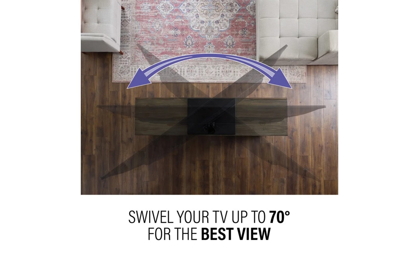 Sanus Swivel TV Stand for TVs 40 inch-86 inch VSTV2B2