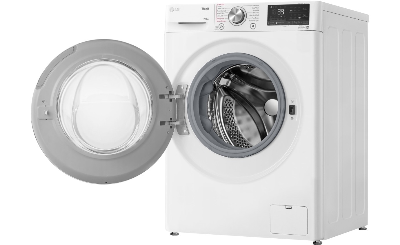 LG 12kg/8kg Front Load Washer Dryer Combo WVC91412W