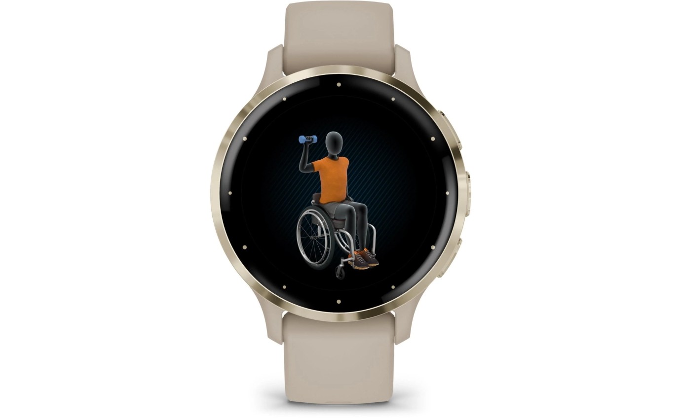 Garmin Venu® 3S Smartwatch (Soft Gold/French Grey) 0100278502