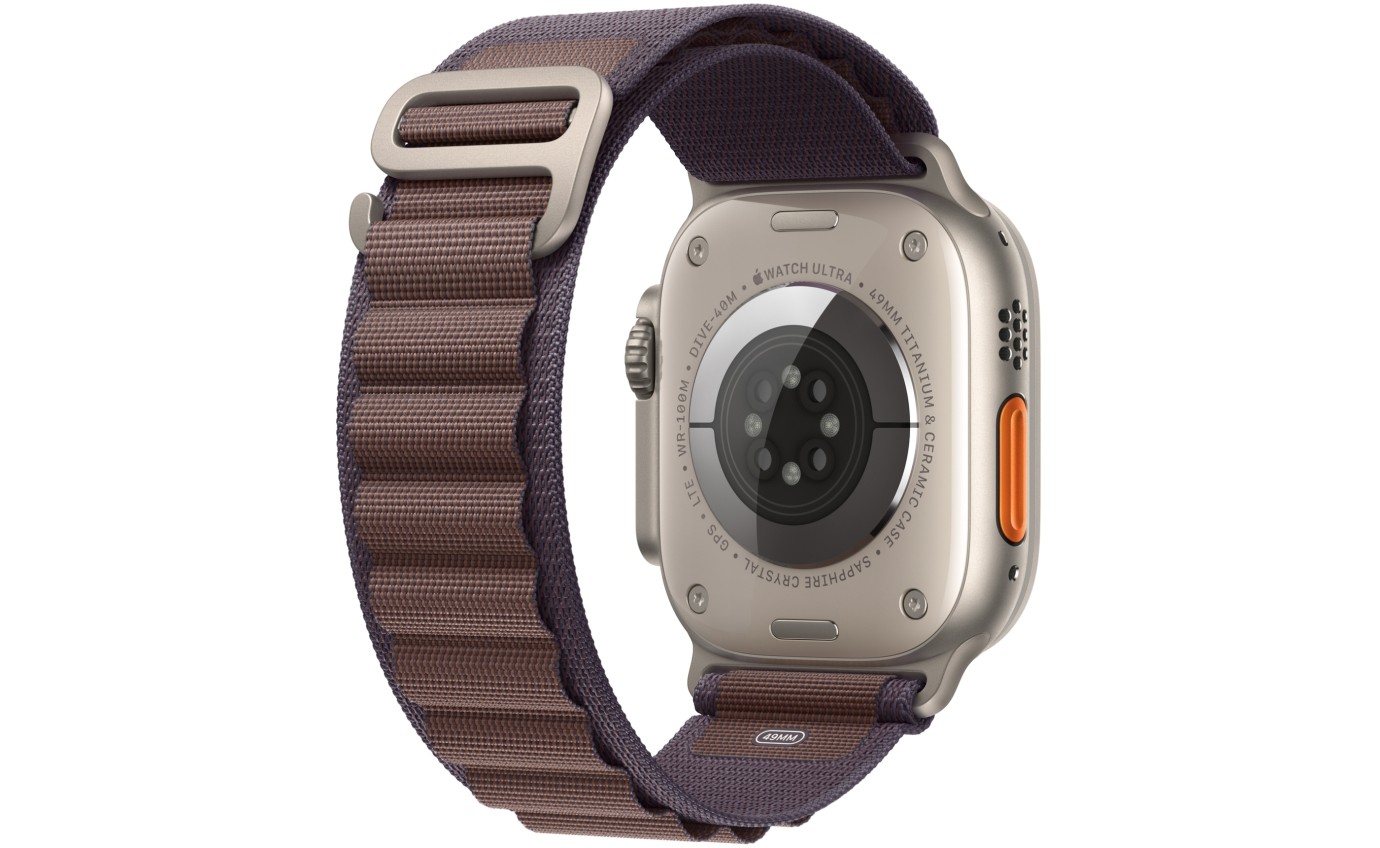 Apple Watch Ultra 2 49mm GPS + Cellular Titanium Case Alpine Loop (Indigo) [Small] MRER3ZPA