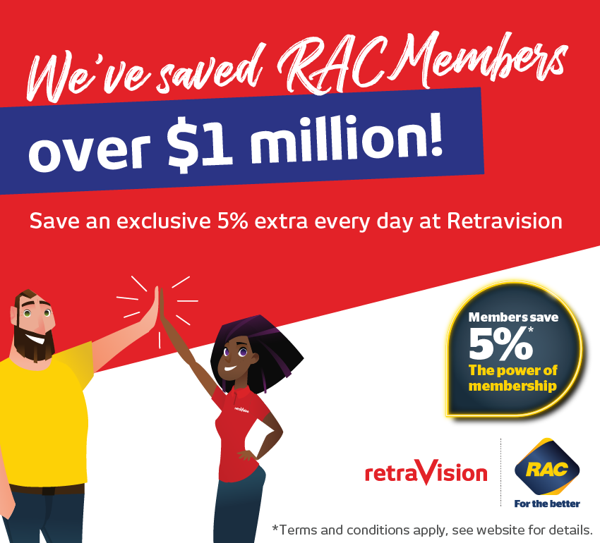 RAC Member Discount Offer - Save Every Day | Retravision